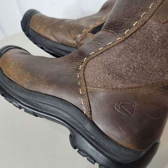 Keen Women's Winthrop II Waterproof Dry Leather Boots - Size 9.5 - Picture 14 of 16